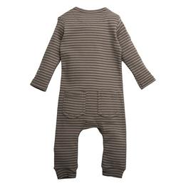 Overview second image: BESS jumpsuit rib stripes
