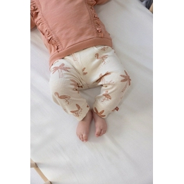 Overview second image: Feetje broek flamingo
