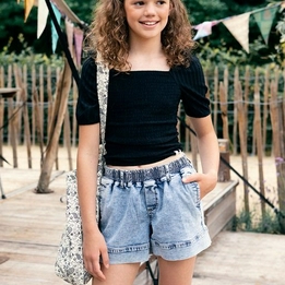 Overview second image: Looxs10sixteen denim short