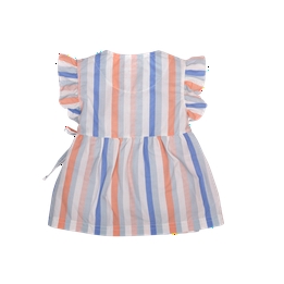 Overview second image: BESS blouse wrap striped