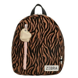Overview image: Zebra rugzak print brown