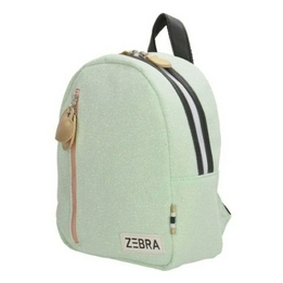 Overview second image: Zebra rugzak sparkle mint